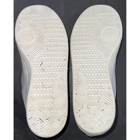 Fred Perry White Canvas Low Trainer Designer Athleisure Sneakers Shoes Womens 6 - Picture 9 of 15